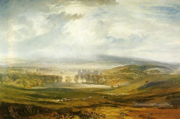 Raby Castle le siège du comte de Darlington paysage Turner Peinture à l'huile